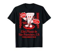 San Francisco CA Tranche à Pizza Amusante Souvenir rétro T-Shirt