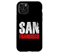 San Francisco California Graphic Map T-Shirt, San Francisco Coque pour iPhone 11 Pro