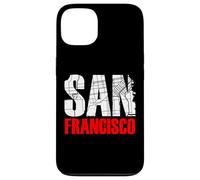 San Francisco California Graphic Map T-Shirt, San Francisco Coque pour iPhone 13
