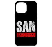 San Francisco California Graphic Map T-Shirt, San Francisco Coque pour iPhone 13 Pro Max