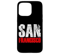San Francisco California Graphic Map T-Shirt, San Francisco Coque pour iPhone 15 Pro Max