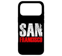 San Francisco California Graphic Map T-Shirt, San Francisco Coque pour iPhone 17 Pro Max