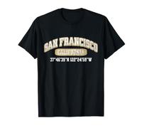 San Francisco, Californie, coordonne Varsity Vintage T-Shirt