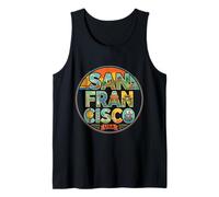 San Francisco City Name Souvenir de Voyage Cadeau Touristique Débardeur