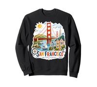 San Francisco États-Unis Cute California Travel Sweatshirt