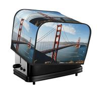 San Francisco Golden Gate Bridge Housse matelassée pour grille-pain 4 tranches pour petit appareil photo avec poignée pour décoration de table de maison ou de cuisine