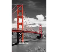 San Francisco Golden Gate Bridge Maxi villes architecture - Poster impression 61x91,5