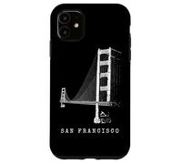 San Francisco Golden Gate Bridge Vintage Skyline Californie Coque pour iPhone 11