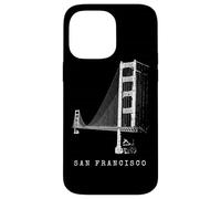 San Francisco Golden Gate Bridge Vintage Skyline Californie Coque pour iPhone 14 Pro Max