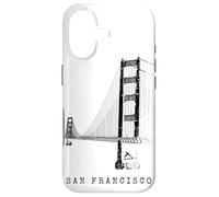 San Francisco Golden Gate Bridge Vintage Skyline Californie Coque pour iPhone 17