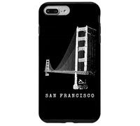 San Francisco Golden Gate Bridge Vintage Skyline Californie Coque pour iPhone 7 Plus/8 Plus