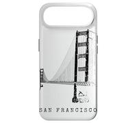 San Francisco Golden Gate Bridge Vintage Skyline Californie Coque pour iPhone Air