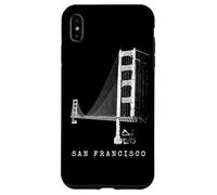 San Francisco Golden Gate Bridge Vintage Skyline Californie Coque pour iPhone XS Max