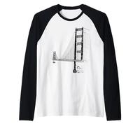 San Francisco Golden Gate Bridge Vintage Skyline Californie Manche Raglan