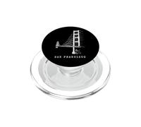 San Francisco Golden Gate Bridge Vintage Skyline Californie PopSockets PopGrip pour MagSafe