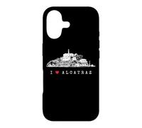 San Francisco I Love Alcatraz Vintage Skyline Bay California Coque pour iPhone 17