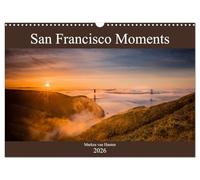 San Francisco Moments (Wandkalender 2026 DIN A3 quer), CALVENDO Monatskalender: Eine persönliche Auswahl von Eindrücken und Momenten festgehalten in 12 Bildern aus der Metropole San Francisco.