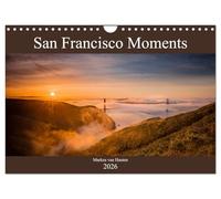 San Francisco Moments (Wandkalender 2026 DIN A4 quer), CALVENDO Monatskalender: Eine persönliche Auswahl von Eindrücken und Momenten festgehalten in 12 Bildern aus der Metropole San Francisco.