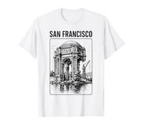 San Francisco Palais des Beaux-Arts Construction Vintage T-Shirt