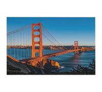 San Francisco Petit tapis lavable avec envers en caoutchouc antidérapant pour cuisine, chambre à coucher, salle de bain, décoration de sol