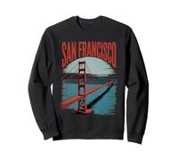 San Francisco Pont Inscription Art Sweatshirt