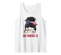 San Francisco pour Filles Drapeau de Californie de San Francisco pour Femmes Débardeur