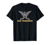 San Francisco SF Eagle Flag Bay Zone nordique de Californie T-Shirt