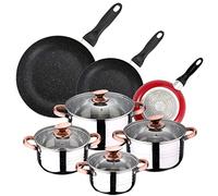 San Ignacio Ø16cm Ø20cm Ø24cm + 8pc Batterie de cuisine en acier inoxydable