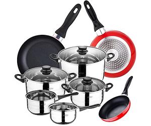 San Ignacio 8 Piece Kitchen's Battery Game + 3 Sartennes 16/20/24 cm San Ignacio