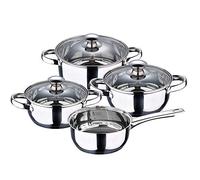 San Ignacio Batterie de cuisine 7 pièces Casserole sans couvercle Ø16 (1,5 L)/Casserole Ø16 (1,5 L) Casserole Ø18 (2,0 L) Casserole Ø20 (3,0 L) Inox Induction Q3582