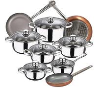 San Ignacio Cassel Batterie de cuisine 12 pièces et 3 poêles à frire Optimum plus