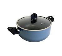 SAN IGNACIO Casserole avec couvercle et surface antiadhésive NOIA 24 cm bleu BGEU-6961
