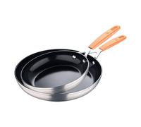 San Ignacio Lot de 2 poêles Ø16Ø28cm en aluminium forgé pour induction Compact