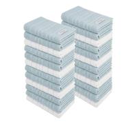 San Ignacio Lot de 24 torchons de Cuisine de 32 x 32 cm 100% Coton 400 g/m² Menorca