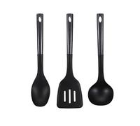 San ignacio Lot de 3 ustensiles de cuisine en nylon MERITA GT 3, acier, noir