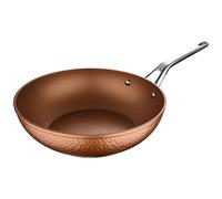 SAN IGNACIO Origen | Wok antiadhésif de 28 cm de diamètre et 7,8 cm de hauteur | en aluminium forgé | revêtement 4 couches | pour tous types de cuisinières