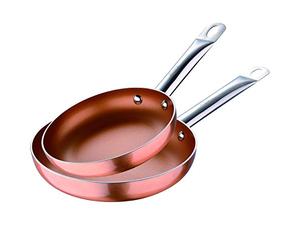 San Ignacio Professional Chef Copper Plus Set de poêles en aluminium pressé pour induction 20 et 24 cm