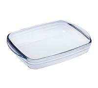 San Ignacio Q3011 Plat rectangulaire 39 x 25 x 7 cm 3,8 l borosilicate Méditerranée, verre trempé