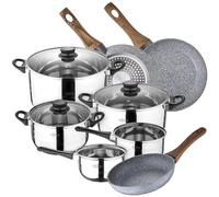 San Ignacio Toledo Batterie de cuisine 8 pcs et 3 poêles à frire 22, 24, 26cm Daimiel