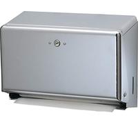 San Jamar Carlisle FoodService Products T1950XC Mini Distributeur de Serviettes à Plier en C Chromé Capacité 250 Serviettes en C