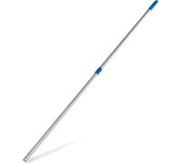 San Jamar Carlisle FoodService Products Telescopic Mop Handle for Flat Head Mops for Floor Cleaning, Home, Kitchen, Restaurants, Office, And Janitorial Use, Aluminum, 43-70 Inches, Silver