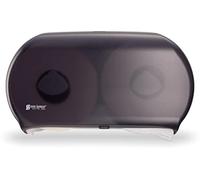 San Jamar - SJMR4000TBK R4000TBK Twin 9" Jumbo Tissue Dispenser, Black Pearl, 12" x 19" x 5.3"