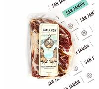 SAN JAMÓN Épaule De Jambon Serrano Désossée Gran Reserva. Demi-Pièce D'Épaule Serrana Sans Os De 1,1-1,3 Kg, Élaborée Artisanalement Avec Un Affinage Moyen De 10-12 Mois.