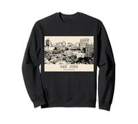San Jose California Souvenir de Voyage Vintage rétro Sweatshirt