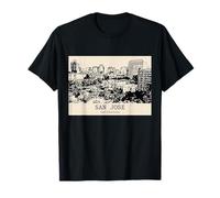 San Jose California Souvenir de Voyage Vintage rétro T-Shirt