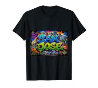 San Jose, Californie, États-Unis, Art Graffiti de la Silicon Valley T-Shirt