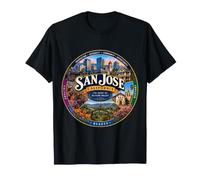 San Jose, Californie, États-Unis, Silicon Valley Hub Heart T-Shirt