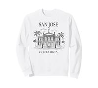 San Jose Costa Rica Minimalist City Skyline Travel Souvenir Sweatshirt