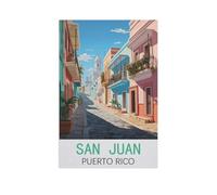 San Juan, Porto Rico,Adultes Puzzle 1000 Pièces pour Adolescents Adultes Jeux De Casse-tête Amusants Puzzle en Papier(38x26cm)-AM73