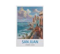 San Juan, Porto Rico,Puzzle 1000 Pièces, Puzzles en Papier, Jouets Éducatifs pour Enfants Adultes Cadeau d'anniversaire(38x26cm)-GA63